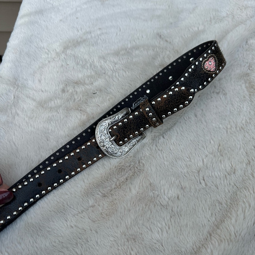 Nocona Girls Brown Western Belt N4413630 Size 26